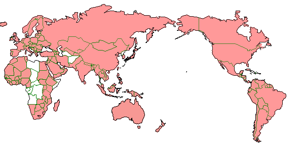 world map